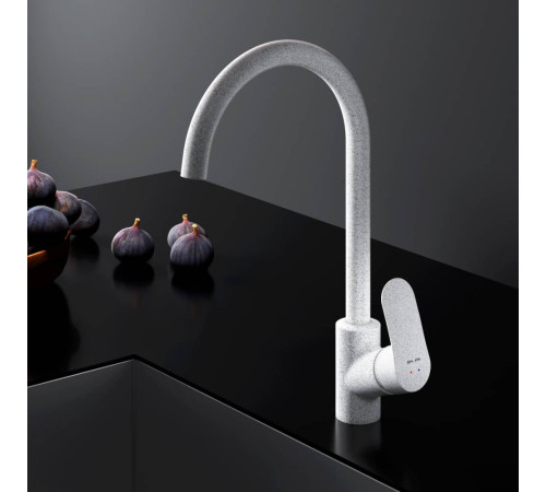 Смеситель для кухни AM.PM Like белый камень F8007133