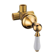 Дайвертер встраиваемый Boheme Imperiale золото глянцевое 623