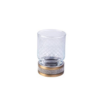 Стакан для зубных щеток настольный Boheme Royal Cristal бронза 10931-BR