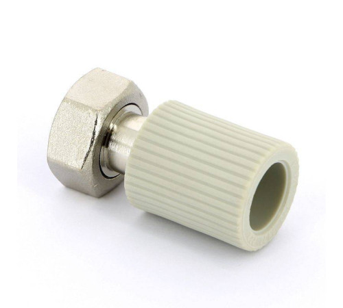 Муфта полипропиленовая FV-Plast с накидной гайкой и вварным патрубком 20x3/4 223021