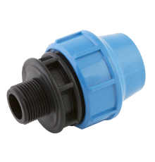 Муфта ПНД ДЖИЛЕКС переходная с наружной резьбой 40х1 72636