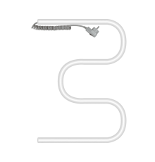 Полотенцесушитель электрический Primoclima Astra М E 50x40 см белый PCAstraМEWhite5040