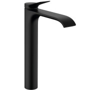 Смеситель для раковины Hansgrohe Vivenis 250 однорычажный для раковины-чаши матовый черный 75042670