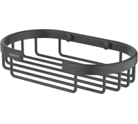 Мыльница-решетка Aquanet AQ4956MB матовый черный AQ4956MB