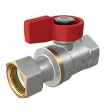 Кран шаровой Giacomini R251P 1/2 В-В с накидной гайкой для котлов и счетчиков R251PX012