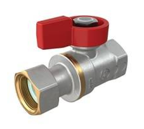 Кран шаровой Giacomini R251P 3/4 В-В с накидной гайкой для котлов и счетчиков R251PX014