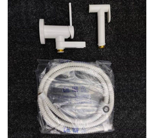 Гигиенический душ Gattoni RT010BO со встроенным смесителем белый матовый RT010BO