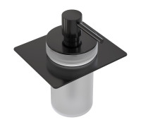Дозатор для жидкого мыла встраиваемый Boheme Space глянцевая оружейная сталь 10966-SGM-DISP