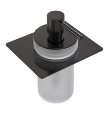 Дозатор для жидкого мыла встраиваемый Boheme Space глянцевая оружейная сталь 10966-SGM-DISP