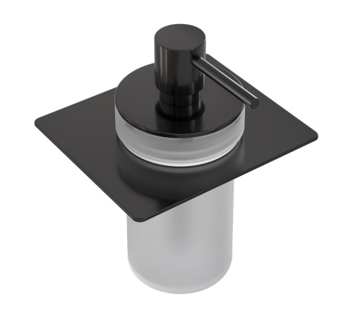 Дозатор для жидкого мыла встраиваемый Boheme Space глянцевая оружейная сталь 10966-SGM-DISP