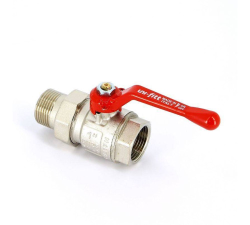 Кран шаровой Uni-Fitt 1 НВ полнопроходной рычаг с разъемным соединением 113L4000