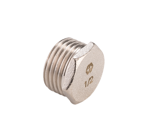 Заглушка латунная General Fittings 1 НР BF56106