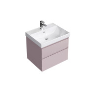 Тумба подвесная Kerama Marazzi Cubo 60 см с ящиками мальва матовая CUB.60.2\MAL