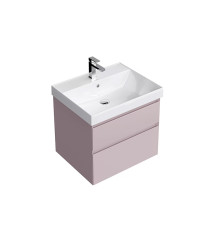 Тумба подвесная Kerama Marazzi Cubo 60 см с ящиками мальва матовая CUB.60.2\MAL
