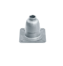 Колпак шахты Wolf с оголовком и забором воздуха алюминий 303261