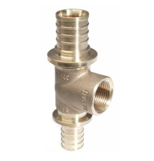 Тройник с внутренней резьбой REHAU RAUTITAN RX+ 32-3/4-32 бронза 14562973001