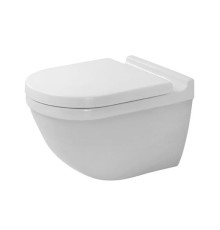 Унитаз подвесной безободковый Duravit Starck 3 540x360 мм с сиденьем микролифт белый 45270900A1