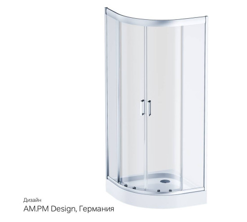 Душевой уголок AM.PM Gem 80x80 см без поддона W90G-401-080WT