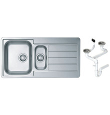 Мойка кухонная Alveus Line 10 980х500х160 мм оборачиваемая с сифоном 1064281
