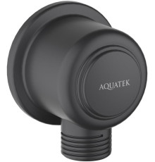 Шланговое подсоединение Aquatek КЛАССИК матовый черный AQ2461MB