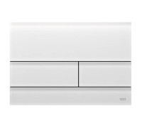 Панель смыва для унитаза TECE TECEsquare II стеклянная белая сатин 9240824