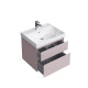 Тумба подвесная Kerama Marazzi Cubo 60 см с ящиками мальва матовая CUB.60.2\MAL