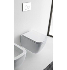 Унитаз подвесной Scarabeo Teorema 2.0 360x520x350 мм белый 5126CL