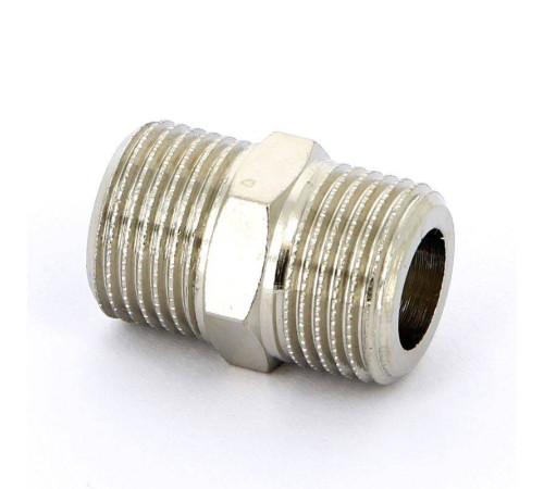 Ниппель Uni-Fitt 3/8 никелированный 600N1100