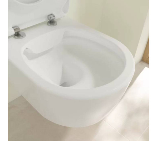 Унитаз подвесной Villeroy & Boch Avento безободковый с сиденьем SlimSeat микролифт 5656RS01