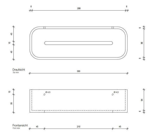 Полочка для душа подвесная Decor Walther Stone DCT30 30x10 см белый/сталь матовая 0973855