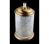 Ведро мусорное напольное Boheme Murano Cristal бронза 10914-CRST-BR