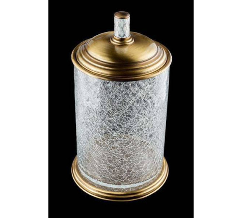 Ведро мусорное напольное Boheme Murano Cristal бронза 10914-CRST-BR