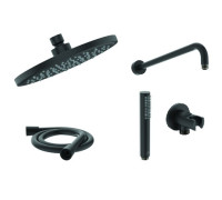 Душевой набор 5 в 1 Ideal Standard Idealrain черный (BD140XG+B9445XG+BC807XG+BC774XG+BE175XG) BD389XG