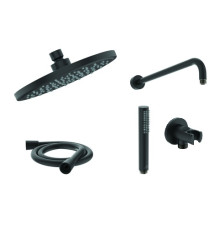 Душевой набор 5 в 1 Ideal Standard Idealrain черный (BD140XG+B9445XG+BC807XG+BC774XG+BE175XG) BD389XG