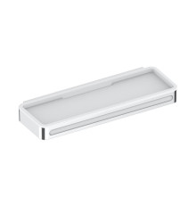 Полка для душа Keuco Plan с вынимающейся вставкой хром светло-серый 14959 010038