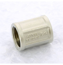 Муфта резьбовая никелированная Tiemme ВР-ВР 1/2 1500136