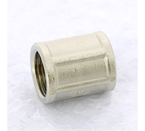 Муфта резьбовая никелированная Tiemme ВР-ВР 1/2 1500136