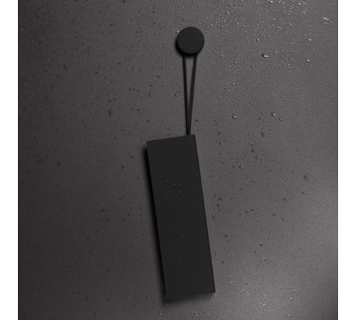 Скребок для душа с настенным держателем KEUCO Universal черный 04959 370000