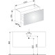 Тумба под раковину Keuco Plan 1200x490x605 мм 2 ящика белый матовый/глянцевый 32982 300000
