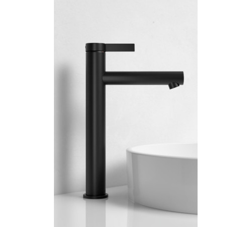 Смеситель для раковины KEUCO IXMO PURE однорычажный без донного клапана черный матовый 59510 371100