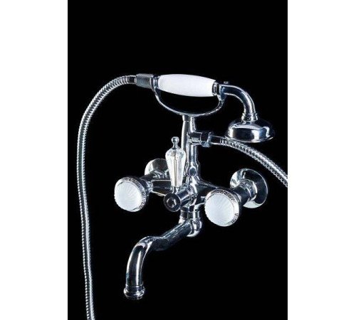 Смеситель для ванны с душем Boheme Satine хром глянцевый 273-ST