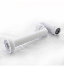 Сифон McAlpine трубный 1 1/2 x 40 мм без выпуска с отражателем MRSK14