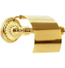 Держатель туалетной бумаги с крышкой Boheme Hermitage золото 10350