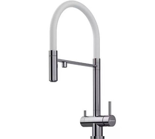 Смеситель для кухни Omoikiri Kanto-BN выдвижной излив под фильтр нержавеющая сталь 4994298