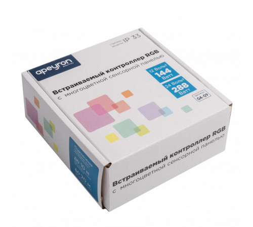 Панель-регулятора цвета RGB сенсорная встраиваемая Apeyron Electrics 04-09