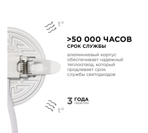 Встраиваемый светильник Apeyron Electrics 06-102