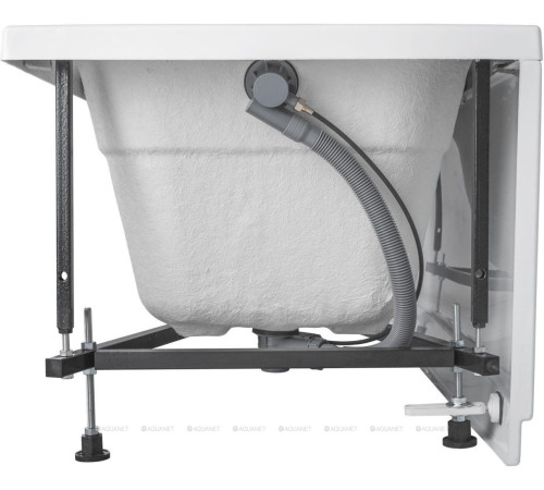 Ванна акриловая Aquanet Bright 165x70 см с каркасом и сливом-переливом 00230255