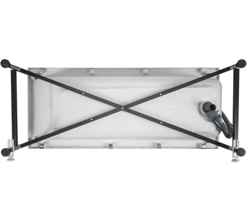 Ванна акриловая Aquanet Bright 165x70 см с каркасом и сливом-переливом 00230255