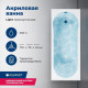 Акриловая ванна Aquanet Light 170x70 с каркасом и сливом-переливом 00244927