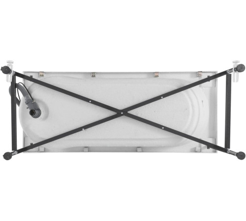 Акриловая ванна Aquanet Light 170x70 с каркасом и сливом-переливом 00244927